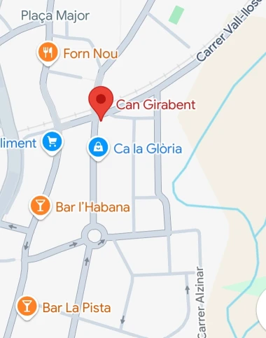 Mapa de la botiga